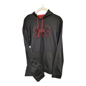 Under Armour Black and Red Sweater Athletic Style